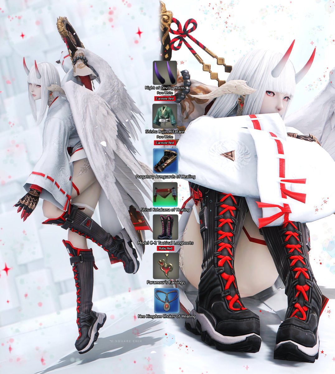 Tsubaki422_ff14's tweet photo. 🔠Glamours English version https://t.co/k2hlafN5t7