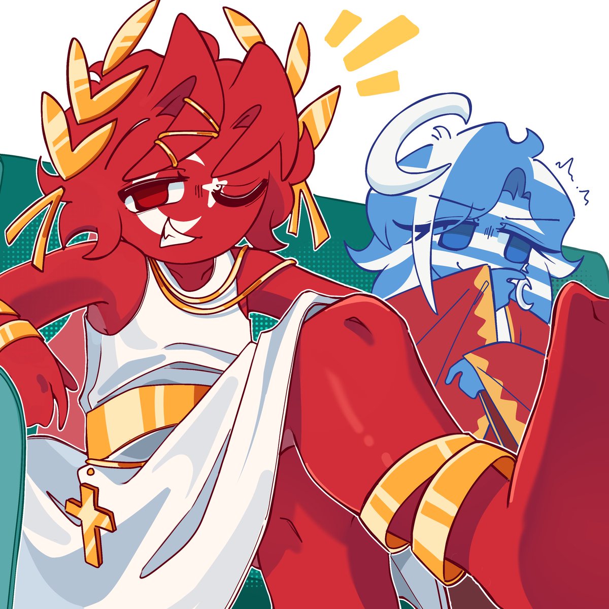 Tomato_Juice15's tweet photo. Change clothes 🥹
#Countryhumans
#countryhumanstürkiye
#CountryhumansGreece https://t.co/xXZ3aduTmb