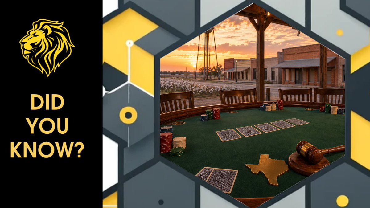 BetkingsW's tweet photo. The Texas Legislature officially recognized Robstown, Texas, as the birthplace of Texas Hold’em in 2007. Even poker’s most famous game has a hometown. #DidYouKnow https://t.co/NgndgPShZf