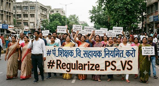 YagyaDutt_IND's tweet photo. #पं_शिक्षक_वि_सहायक_नियमित_करो #Regularize_PS_VSशिक्षा व्यवस्था की रीढ़ संविदा कर्मियों को उनका परमानेंट हक मिलना ही चाहिए। 🤝@narendramodi @BhajanlalBjp @KumariDiya @ashokgehlot51 @TikaRamJullyINC @DrSatishPoonia @NitinNabin @zeerajasthan_ @GovindDotasra#पं_शिक्षक_वि_सहायक_नियमित_करो