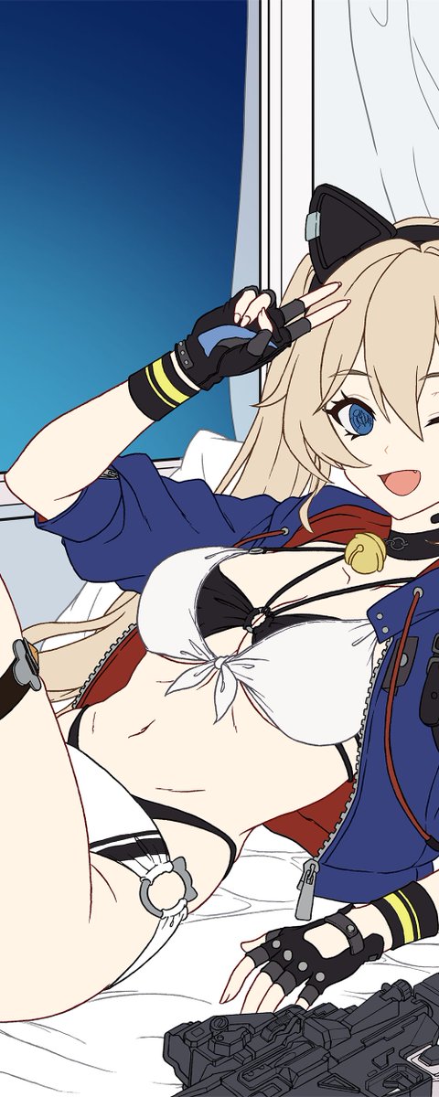 fumimiko16's tweet photo. Base color ~ 😺

#fumimiko #fumimik0 #calabiyau #Strinova #StrinovaFanart #STRINOVA二次創作 #卡拉彼丘 #Michele #米雪儿·李 https://t.co/GjAlTY0LdL