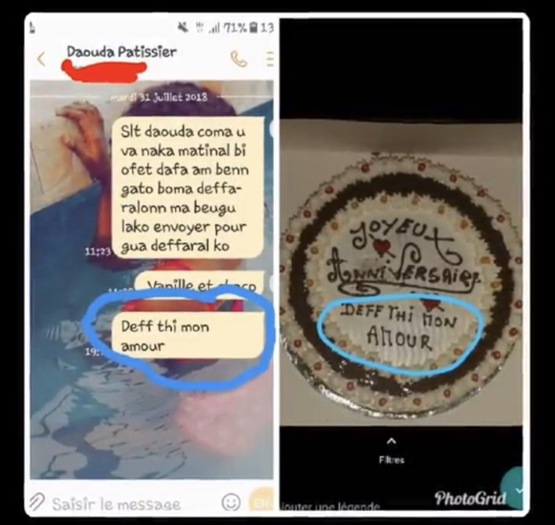 Kikibaee_'s tweet photo. Souma khalaté ni ma commander wonn gâteau bi rek sama adouna toukki😭😭 https://t.co/3RPLdwqdAu