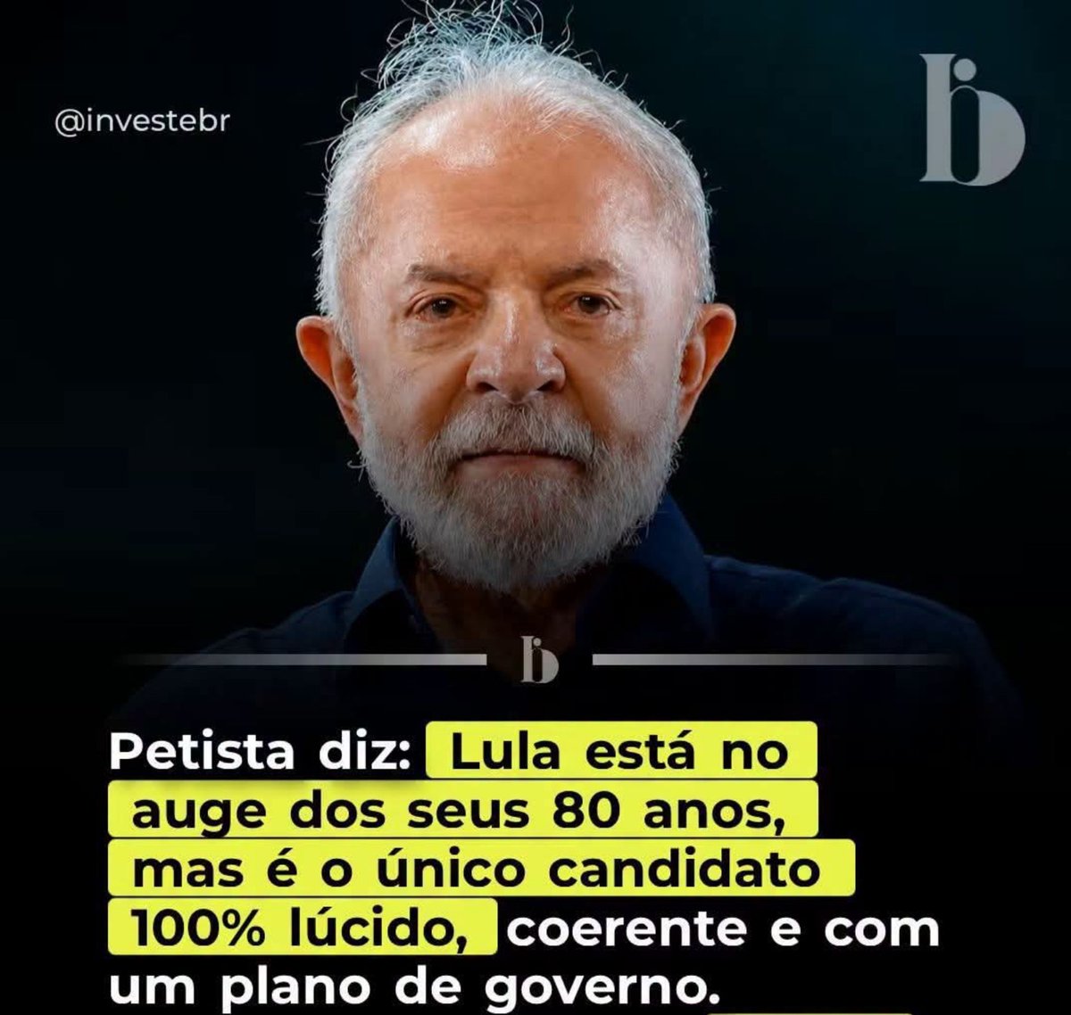Gardenalpequen3's tweet photo. Ele  realmente está muito lúcido...
Burro é quem vota nele.. https://t.co/rvUPGO4m3A