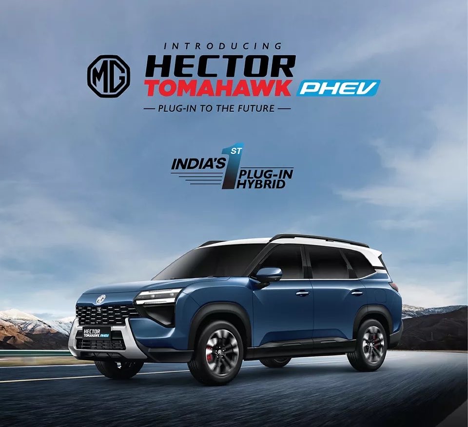 ShaliniRaoSays's tweet photo. MG Tomahawk PHEV looks interesting..
Charge at home for daily city runs.
Use petrol for long journeys.
No range anxiety. No dependency on charging stations.
A PHEV could be the sweet spot between EV convenience and petrol flexibility.
#MGTomahawk #PHEV #EV #ElectricVehicles