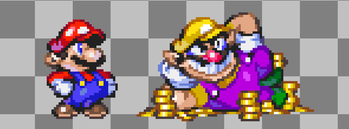 ScarletSunArts's tweet photo. Wario Time!
#Mario #Pixelart https://t.co/LMyLVpkHxk