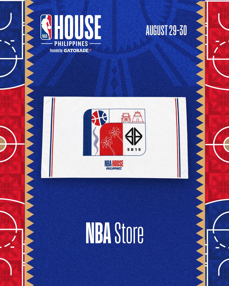 NBA_Philippines's tweet photo. Get these limited edition NBA House PH x @SB19Official merch at NBA House Philippines! 🏠🇵🇭

NBA House PH x SB19 items include: 

 🏀 Tote Bag
 🏀 Rally Towel
 🏀 Key Chain
 🏀 Sticker Pack

Drop by the NBA Store booth at SPACE at One Ayala on August 29-30!

#NBAHousePH26 #NBAPhilippines