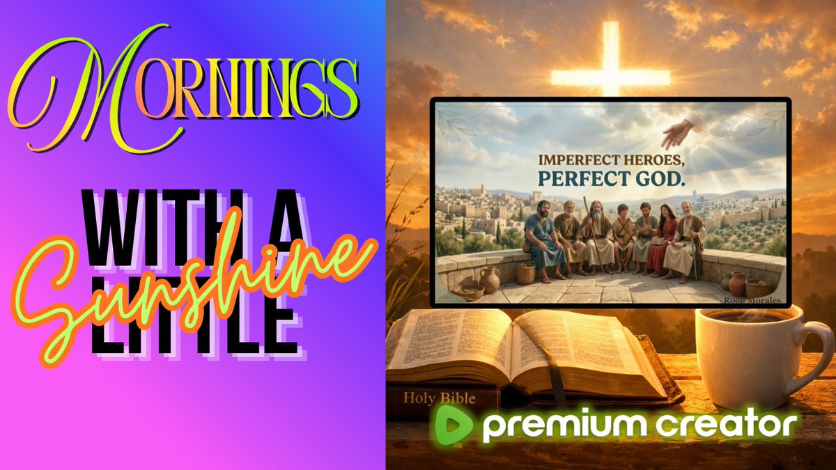 SweetSunshineX8's tweet photo. Starting my morning with quiet time with God 📖
✨Slowing down, opening His Word, and letting truth set the tone for the day.
Feeling overwhelmed? Give God your first moments—you might be surprised how it changes everything 🤍
#MorningDevotional #FaithFirst #TimeWithGod https://t.co/zaTHDQ9Z3u