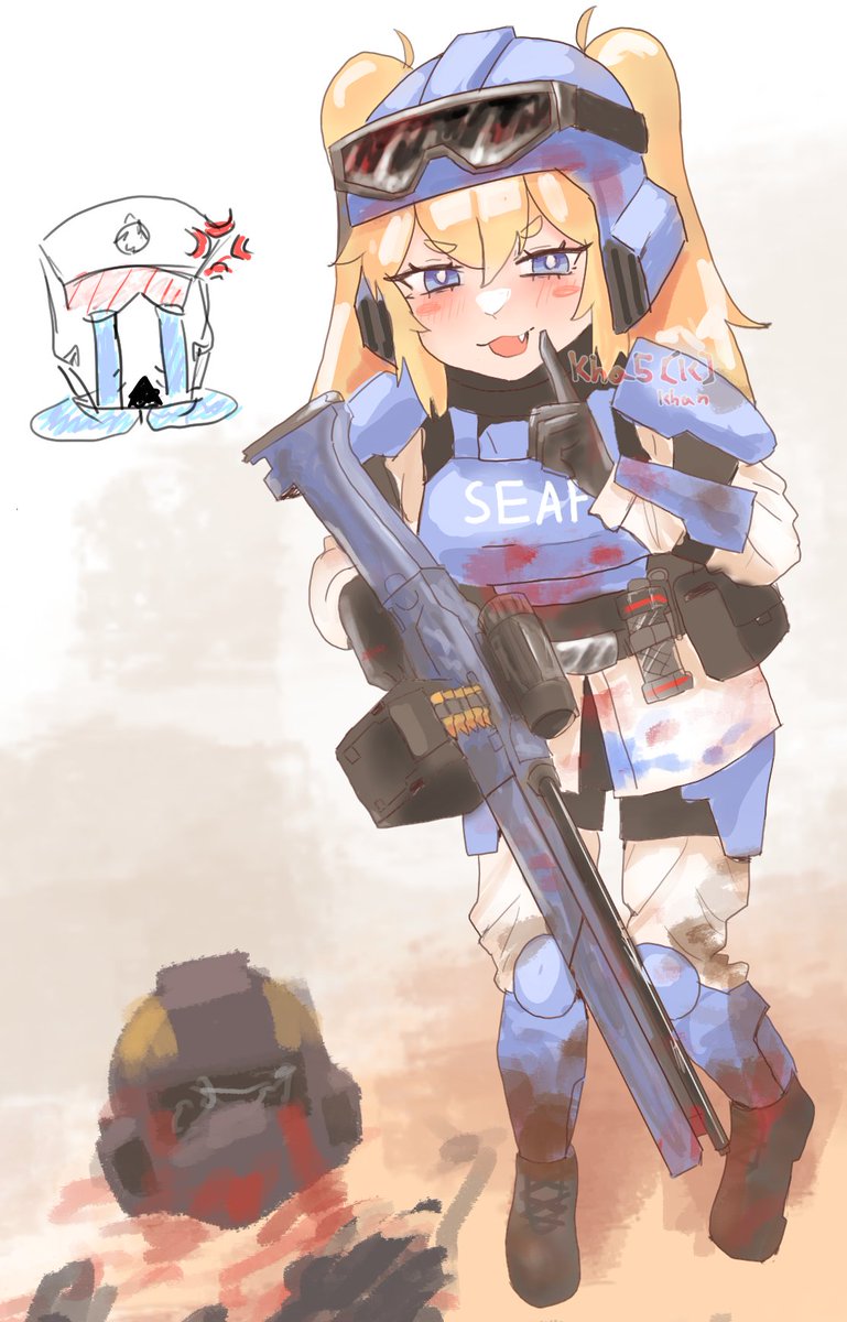 Khan66731's tweet photo. #helldiver2 #SEAFChan
Must CORRECT as corrections officer!!!!💢💢💢 https://t.co/jk8fvDOVkc