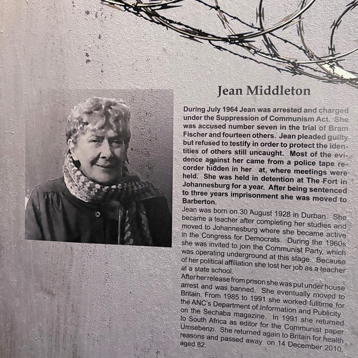 freedomparksa's tweet photo. Barberton Prison held women who gave years of their lives for South Africa's liberation. Their stories are now honoured at Freedom Park.
📍 Daily | 08:30–16:00
Come honour their legacy.
#FreedomParkHeritageSite #BarbertonMuseum #WomensMonth
@NHCSouthAfrica https://t.co/yr0iyA1XGk
