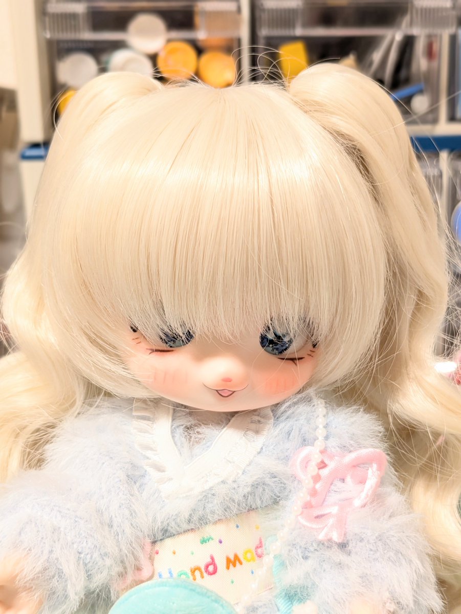 DollyJellyP's tweet photo. 前髪が長かったので切ってセットしてあげました！チョキチョキ✂可愛いお顔が見えるようになりました～💕💕 https://t.co/RHA4MjKiCW