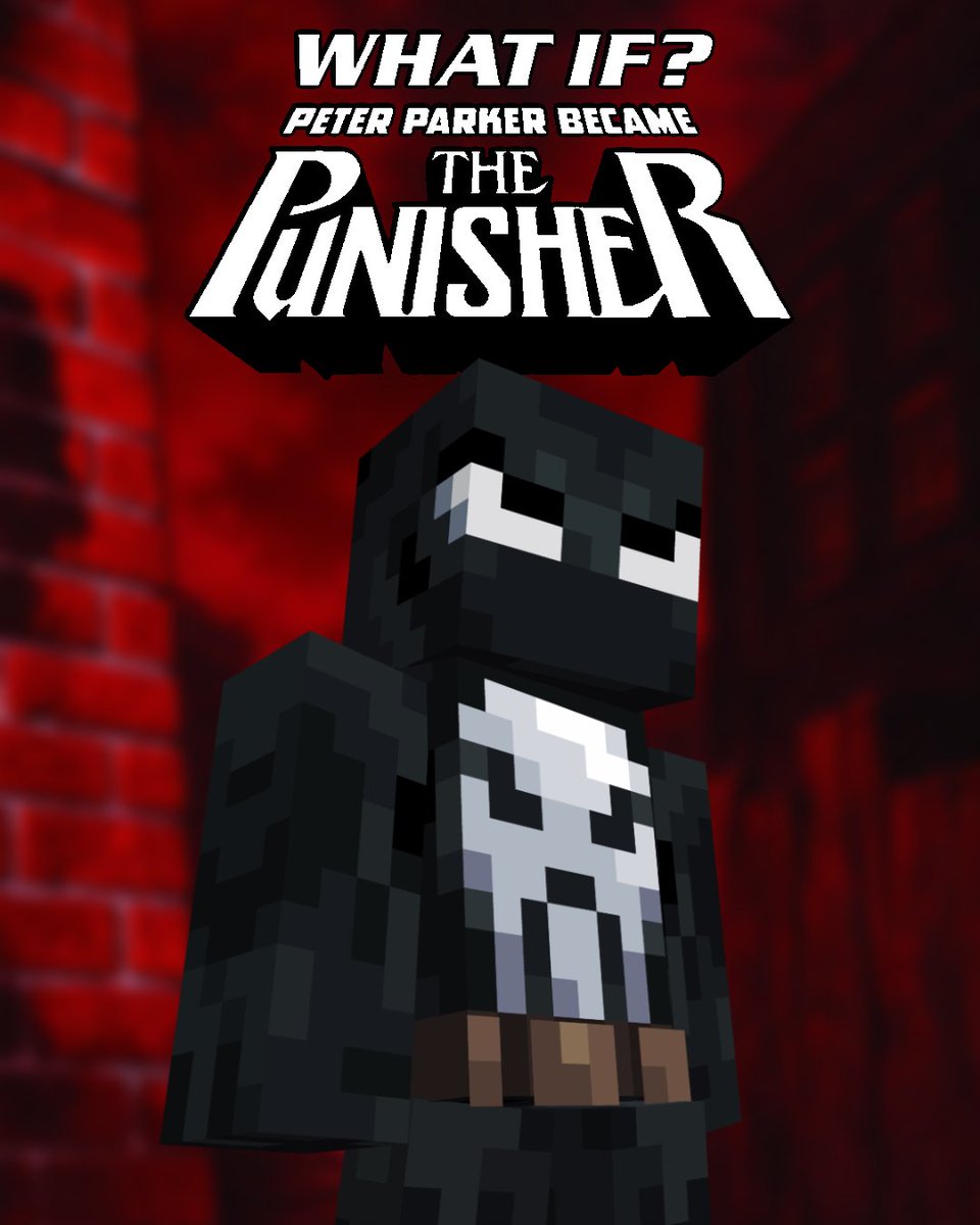 driks_m_offical's tweet photo. Spider-Punisher
#Minecraft #lowpoly #model #mcmodel #minecraftskin #Blockbench #spiderman #marvel #thepunisher https://t.co/FQOQHDZ603