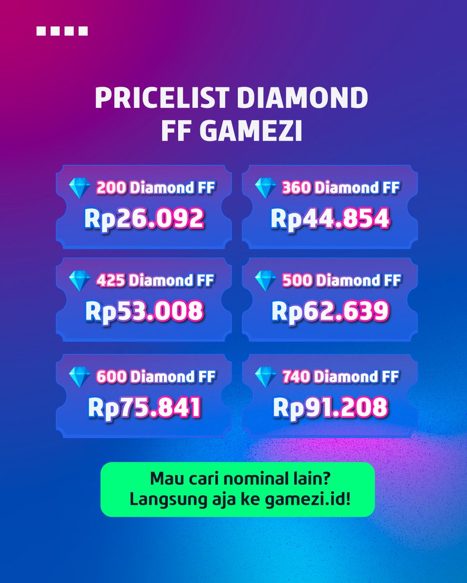 gamezi_id's tweet photo. Siapa disini yang belum dapetin skin MAG-7 dari bundle Scarlett Moon?
Jangan sampai ketinggalan eventnya. Kalau kamu belum dapat skinnya langsung aja top up di Gamezi. Dapatkan skinnya dengan top up harga termurah cuma di Gamezi!🔥😎
#Gamezi #GamersIndonesia #GamerDeservesBetter https://t.co/XOeOpylDOq