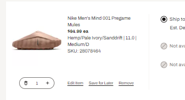 SneakerVisionz's tweet photo. Ad: Couple Sizes: Nike Men's Mind 001 Hemp
-> add to favorites and click add to cart to see sizes 

https://t.co/fBr9z17FS6 https://t.co/BUhebuiqbF