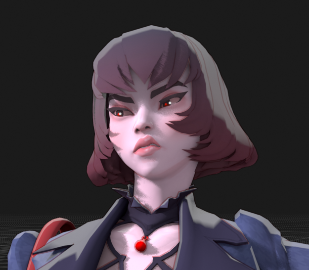 Wavy667_'s tweet photo. Making the face rigging a lil better on my Mina rig #itssupersticky https://t.co/DELsRq2kro