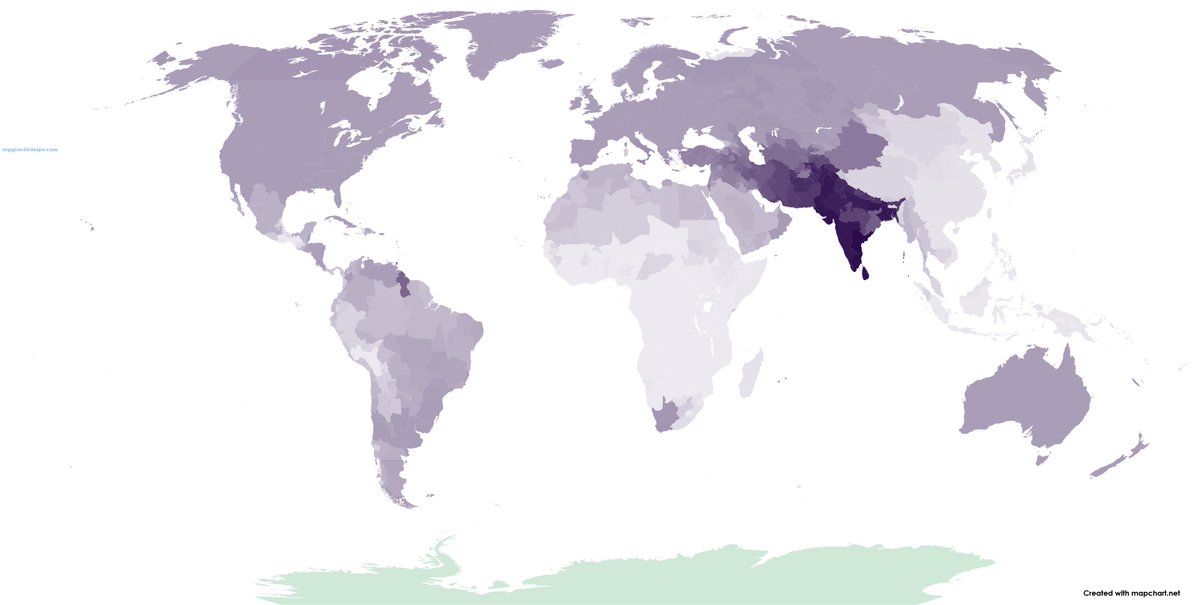 47Tolkien's tweet photo. 1- Shared ancestry with South Asia
2 - Shared ancestry with India https://t.co/kxfYL497el