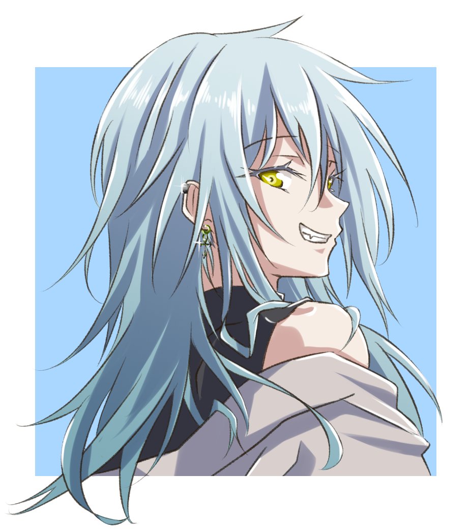 SYNCH_PKC's tweet photo. 実は私は…、
「転生したらスライムだった件」
という作品の
「リムル＝テンペスト」
という子が、
好きなんですよ https://t.co/Q38HAYGkBn