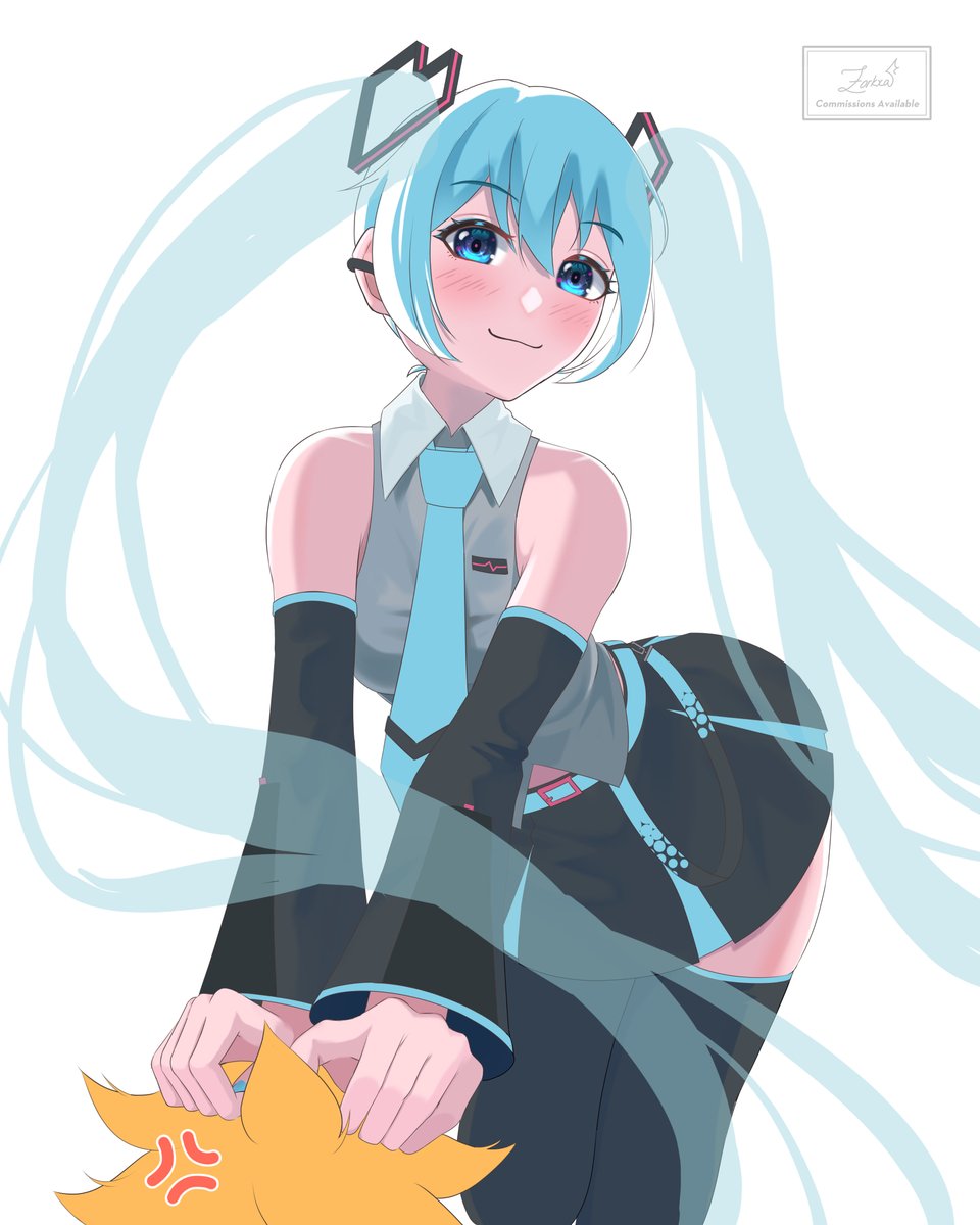 Zorkxa's tweet photo. Another Miku WIP ✏️ https://t.co/zXcW2qfZLX
