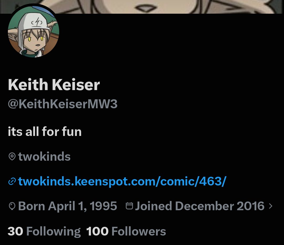 KeithKeiserMW3's tweet photo. 100 little Keithlings !!! 

I'm glad everyone has been so kind to me !

I was worried when I started posting that people would be super rude 😓 https://t.co/3oTISqxZiI