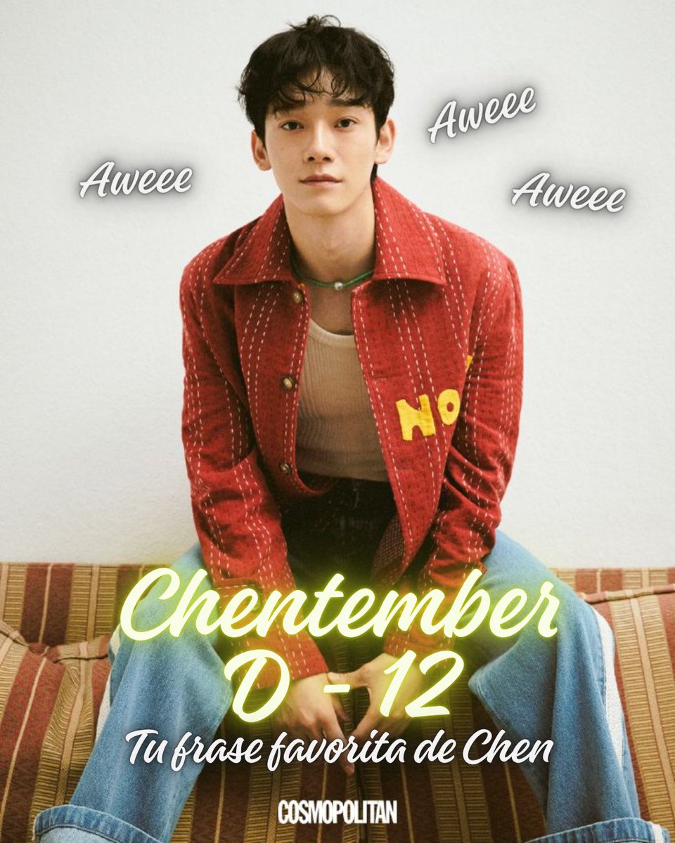 chen_bolivia's tweet photo. 【 𝑪𝑯𝑬𝑵𝑻𝑬𝑴𝑩𝑬𝑹 】  DÍA 12
Cual es tu frase favorita de Chen?
OJO! esta prohibido decir 𝓪𝔀𝓮𝓮𝓮𝓮📷 y no olvides poner #CountdownToChenDay
#Chen #첸 #김종대 https://t.co/KsSRSFAOUD