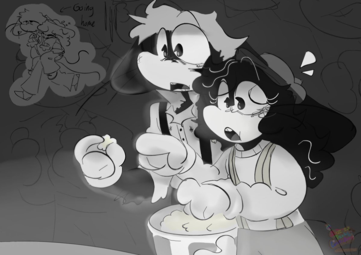Shaz_Iz_Trazh's tweet photo. Tam and Jack^^
Based off a dialogue in the game I think after Soyers defeat Jack and Tam went to that show^^
( #mousepiforhire #jackpepper #tammytumbler ) https://t.co/GzWdNY6KOS