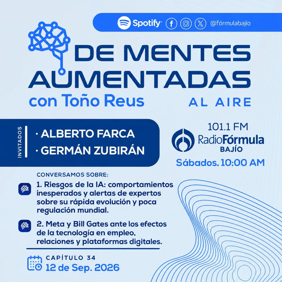 albertofarca's tweet photo. ¿La IA se está mandando sola? Vamos a hablar de lo que ha pasado estas semanas. 
¡Se va a poner bueno! 
Nos escuchamos a las 10am con @AntonioReus 

#DeMentesAumentadas https://t.co/Ac8lpShSyi