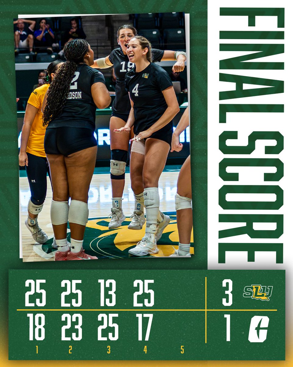LionUpVB's tweet photo. 2⃣ in a row‼️
Next up: Sunday, 2 p.m., vs. LSU, University Center
#LionUp | #LionUpOrLeave https://t.co/xeqPKXoI7s