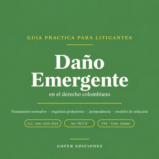 juridicascol's tweet photo. ✍️GUIA PRACTICA PARA LITIGANTES - DAÑO EMERGENTE. ⚖️

 En esta Guía Práctica para Litigantes encontrarás herramientas para abordar el daño emergente desde la perspectiva del derecho colombiano,

Para Descargar 👉 https://t.co/BKOXg0E9Ae https://t.co/etXtdaTrsY
