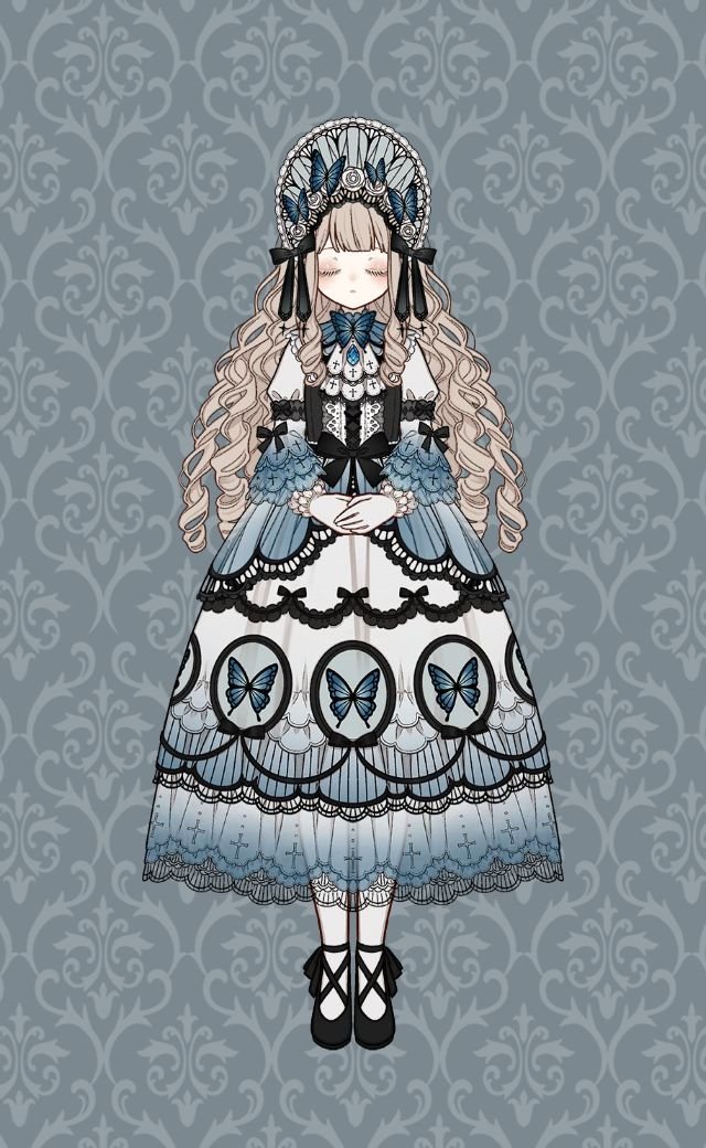 F_orita's tweet photo. 光と闇の蝶
#ミリアルドレス
#MyriadDress https://t.co/LtYNbCzaM0