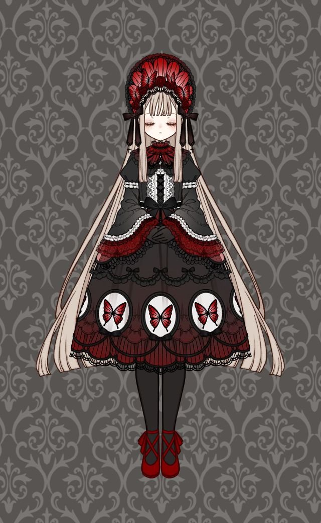 F_orita's tweet photo. 光と闇の蝶
#ミリアルドレス
#MyriadDress https://t.co/LtYNbCzaM0