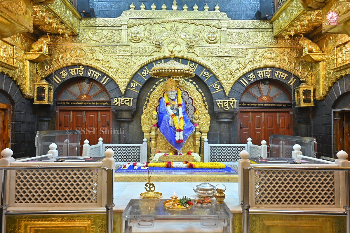 Gottipati4546's tweet photo. *!! ॐ साई राम !!*
*श्री साईबाबा संस्थान विश्वस्त व्यवस्था,शिर्डी*
*!! ॐ Sai Ram !!*
*Shri Saibaba Sansthan Trust, Shirdi*
≈≈≈≈≈≈≈≈≈≈≈≈≈≈≈≈≈ 
*आरती :-शिर्डी माझे पंढरपुर*
*शनिवार १२ सप्टेंबर २०२६*  
*Aarti :-Shirdi Majhe Pandharpur*
*Saturday  12 September 2026* https://t.co/WLE2aeLEuc