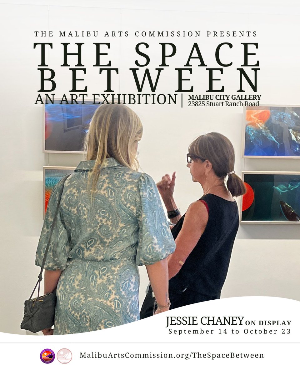 MalibuCSD's tweet photo. 🌤️🌊 UNEXPECTED MOMENTS - Jessie Channey's "The Space Between" will be on display at the Malibu City Gallery through Friday, October 23. For more information, visit https://t.co/3e8OWMBYzT. #MalibuCSD #Fall2026 #JessieChaney #TheSpaceBetween #MalibuCityGallery
@jesschaneyphoto https://t.co/KJFBUT3Avu