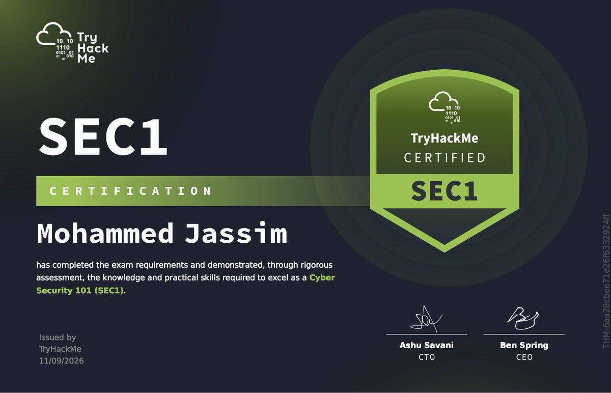 PLUS0x1's tweet photo. Proud to have earned this certificate! 🎓
Another step forward in my learning journey. 🚀 https://t.co/lsV2434v4X