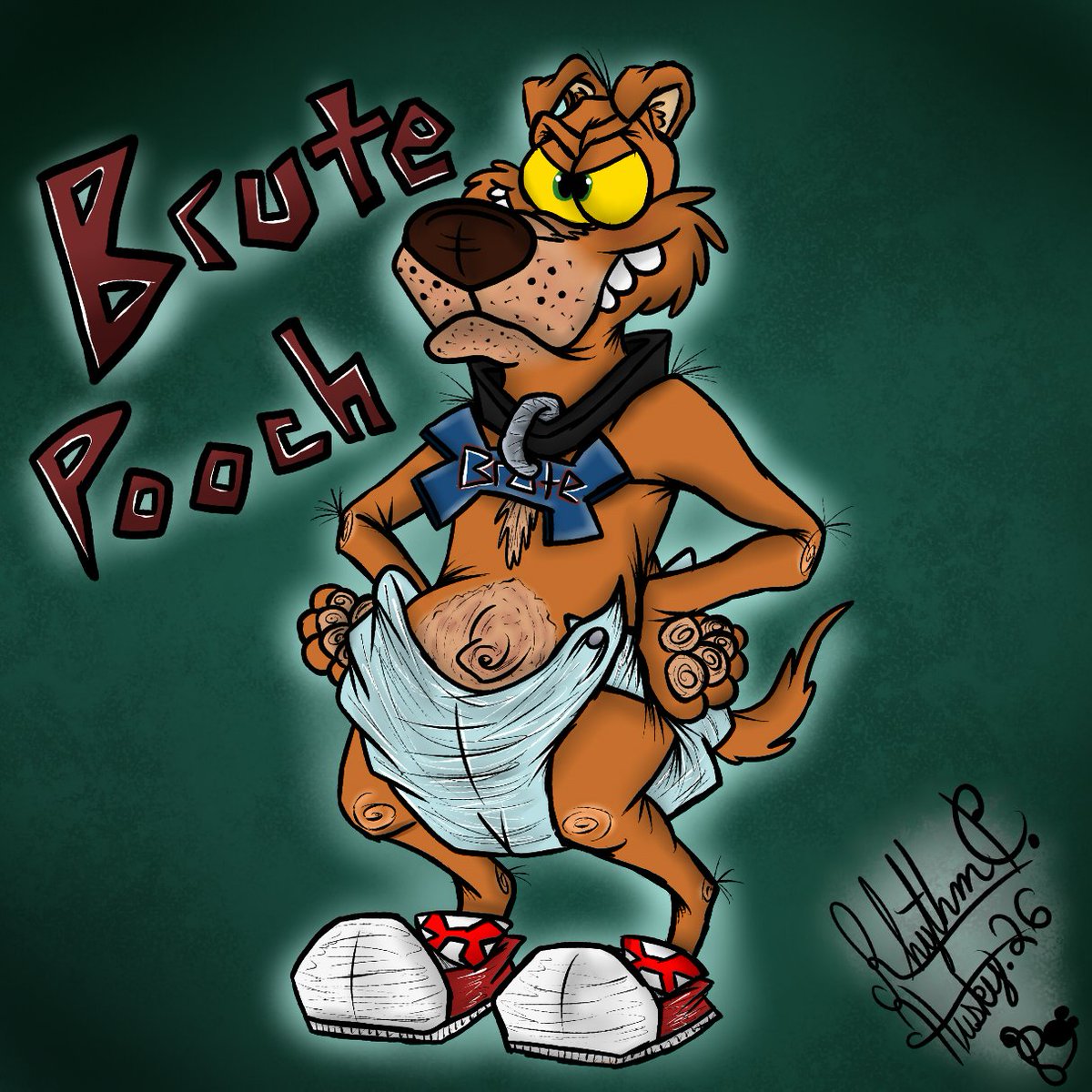 RhythmHusky's tweet photo. Brute Pooch 2.0
#furryart #diaperfur #toony https://t.co/GgArRShJV2