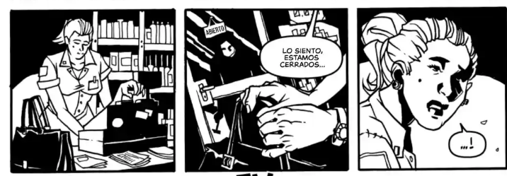 NukemTheForever's tweet photo. -La cajera al escuchar al hombre entrar, Le diría las siguientes palabras, Sin saber de quien se traba-

"Lo siento, Estamos cerrados-"

"Vuelva pronto"

-Sin saber de quien se traba y Sin ver que aquel hombre, Preparaba un martillo desde afuera antes de entrar-

(Alt +) https://t.co/YW0C79O6wY