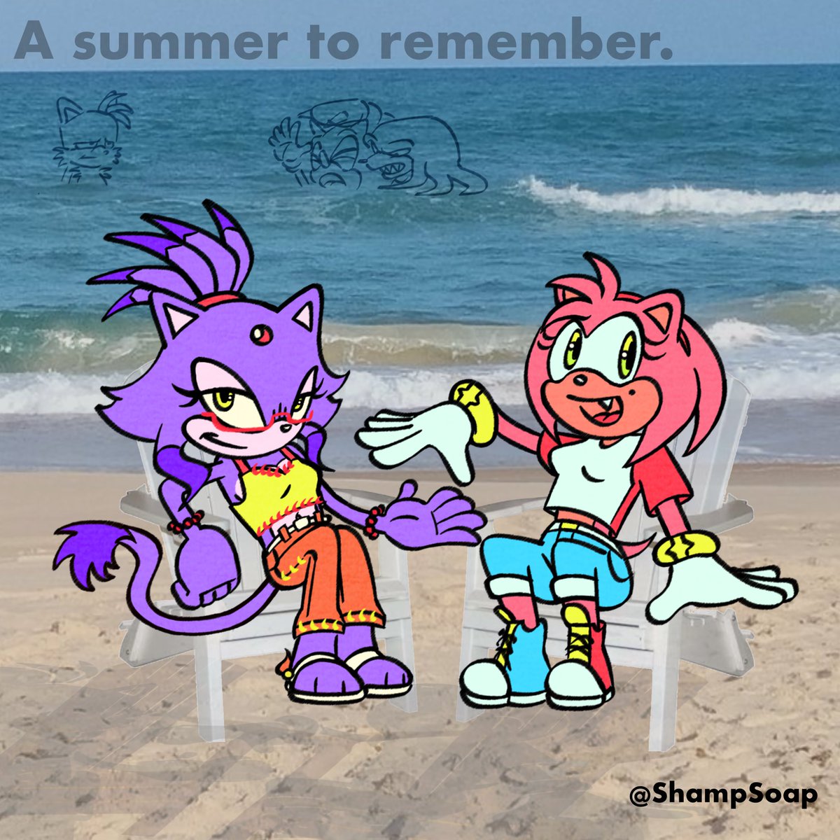 ShampSoap's tweet photo. A Summer to remember 
#sonicthehedgehogㅤㅤㅤ https://t.co/bPwrie6dNm