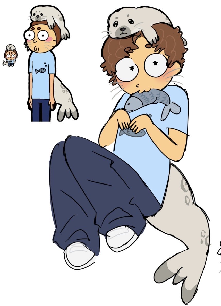 bunniynbunnybun's tweet photo. @sealmorty’s seal morty #rickandmorty https://t.co/VNz2PRqiiv