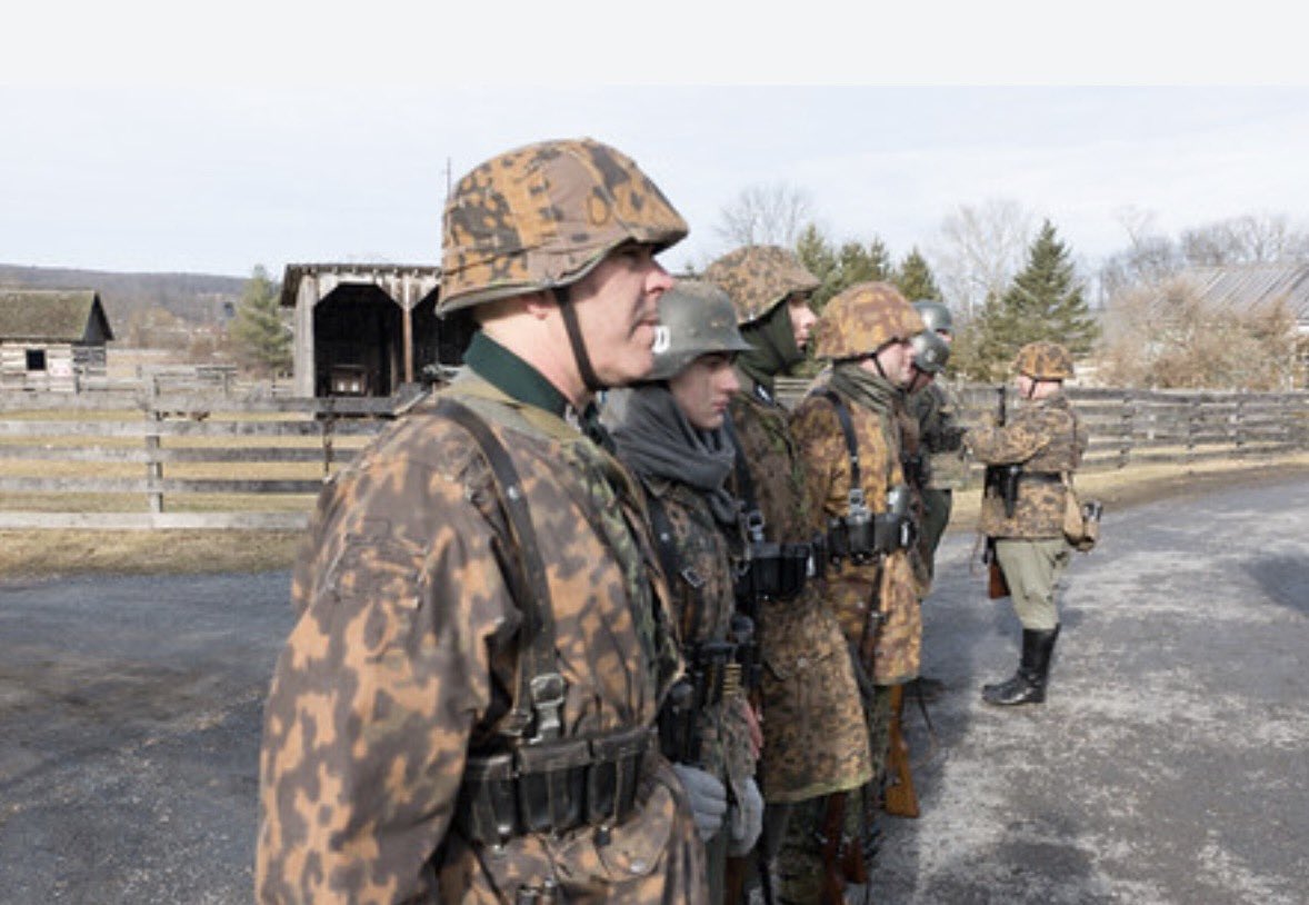 hpyarali2020's tweet photo. NEW: Here are photos of Jon Husted’s political director, Stephen Woytek, taking part in a Nazi military exercise in 2018. https://t.co/AdUk9u3kjd