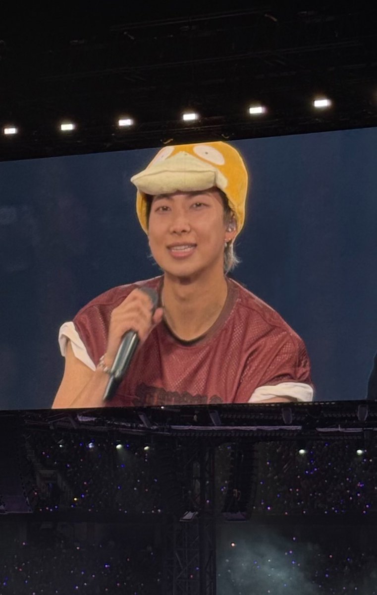 _7mikrokosmos_'s tweet photo. Happy namu day ♡ ♡

He looked so cute with the pikachu and psyduck hat🥹 https://t.co/8vt5mQXxsY