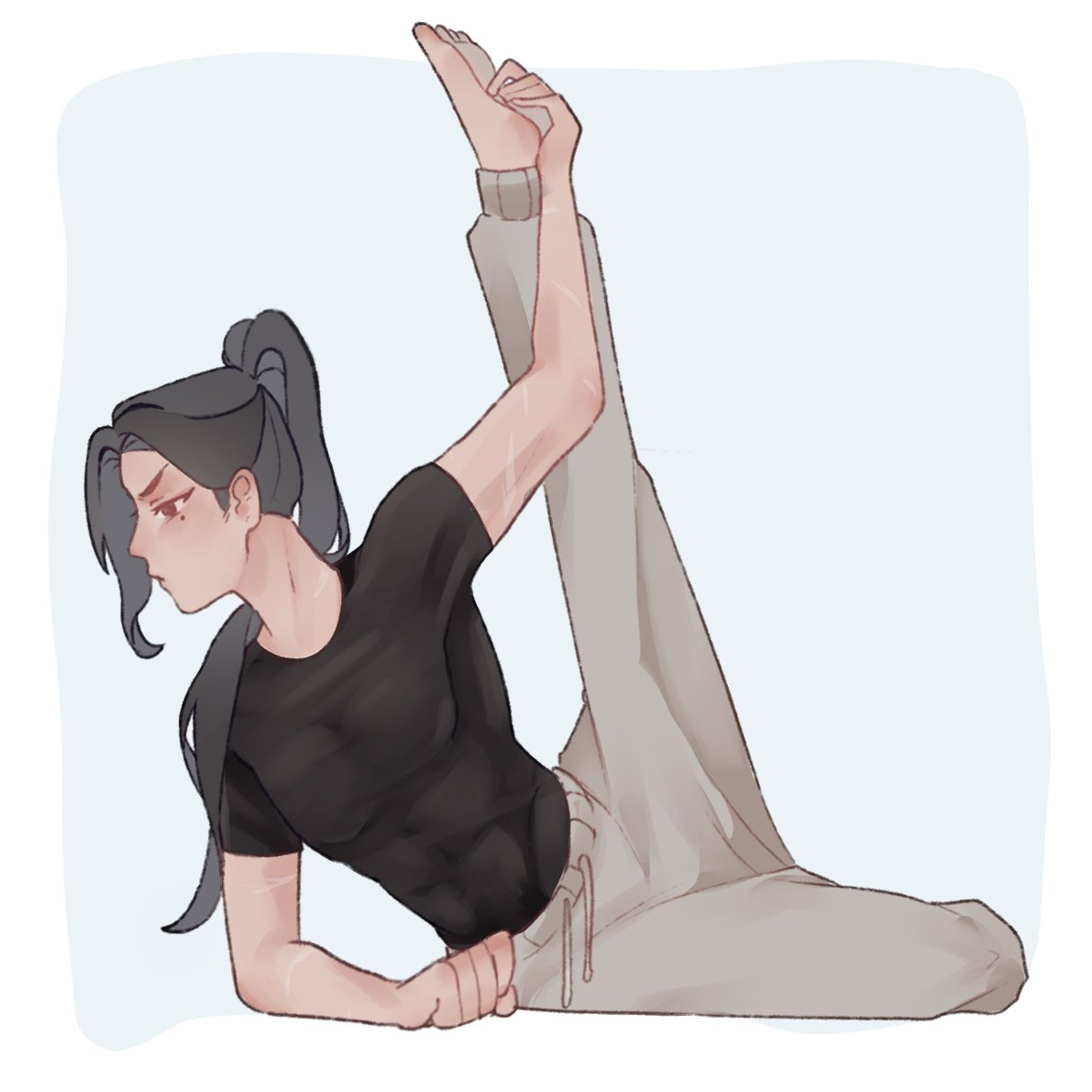 calico_lii's tweet photo. a war god must be overly flexible, am i right

#svsss #liuqingge https://t.co/njfOMwxWUX