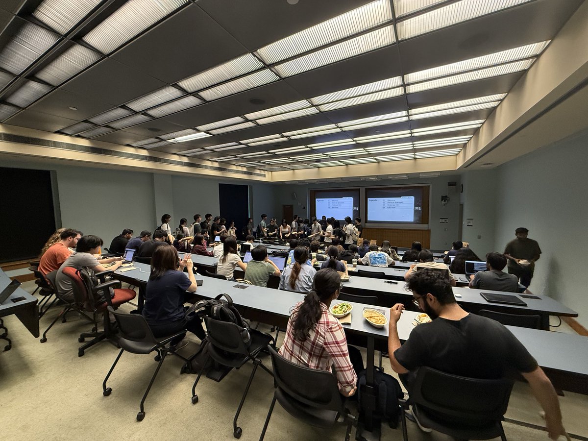 NavyaM89482's tweet photo. hosted a @grok @bot build night at hopkins last week, lots of AI talent here! https://t.co/7pNYeYvovN