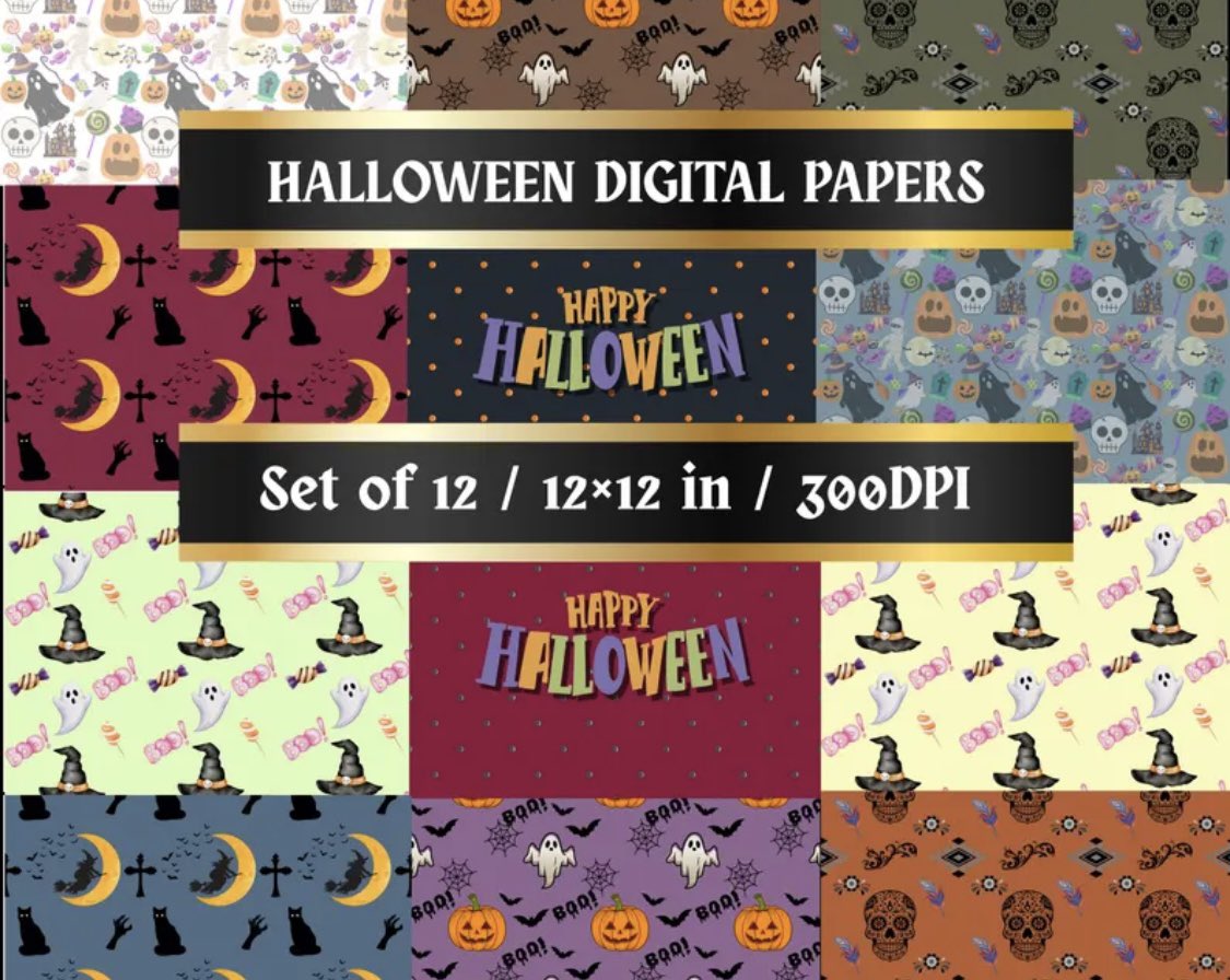 rii89226's tweet photo. Autumn coffee &amp; spooky vibes ☕️🎃👻
Print our Halloween digital paper into cute cup sleeves, planner stickers, or gift packaging!
👇 Grab the full pack from the link in reply!
#Etsy #HalloweenCrafts #DigitalPaper #CupSleeve #SpookySeason #DIYCrafts https://t.co/IiUyLo2KhZ