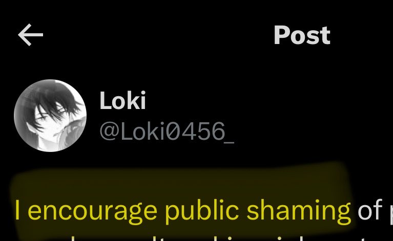 voidsouI's tweet photo. @Loki0456_ @Leah_OW not inciting bullying or harassment though right https://t.co/cDnRiVl0Vw