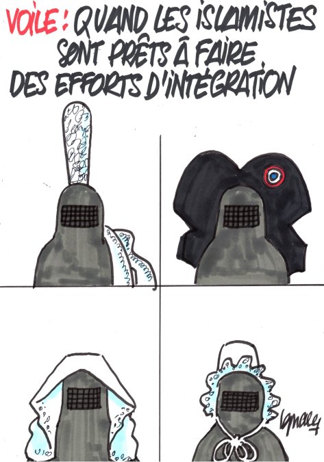 InfoMdia's tweet photo. 🤔 Le voile islamiste, un enjeu d'intégration ? Découvrez le dessin du jour d'Ignace qui interroge cette question complexe. Cliquez pour voir et réagir !
#voile #integration #dessindujour #islamisme https://t.co/eU8Cg96tFZ https://t.co/JJdJohPyNT