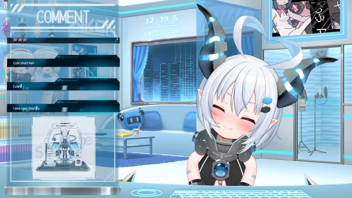 densomewhat's tweet photo. Congrats on the new outfit Koa! It's so cute, and the expressions are truly diabolical. Really adore the short hair and twintails, super charming! And oh my days the tummy window...
I'm so happy for you being so proud of it too! The CEO of flat is absolutely perfect😭
#SUBJECTK04 https://t.co/chhmvABdjr