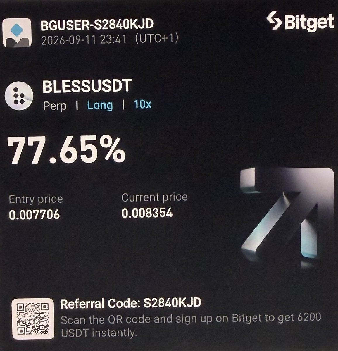 Crypto_Banan9's tweet photo. I told you guys to buy $Bless 🔥
This is only the beginning 🚀🚀 https://t.co/ELjjlp6LXn