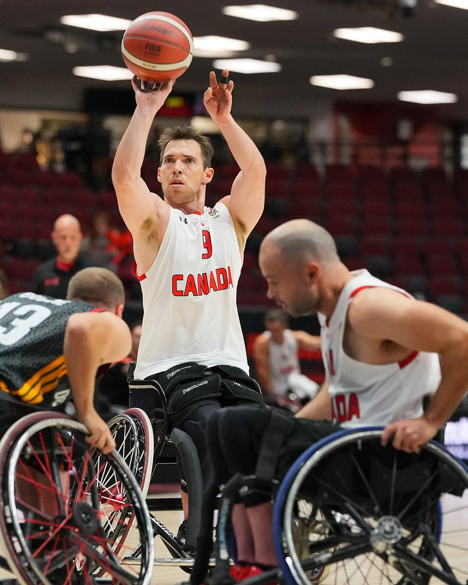WCBballCanada's tweet photo. Une bataille acharnée à #Ottawa2026.

Vendredi, lors des Championnats du monde, Goncin et Higgins ont mené le Canada face à l’Allemagne.

Résumé complet du match : https://t.co/sNdhBFPUhf

#ÉquipeCanada | #Basketballenfauteuilroulant https://t.co/5ksCe8d4su