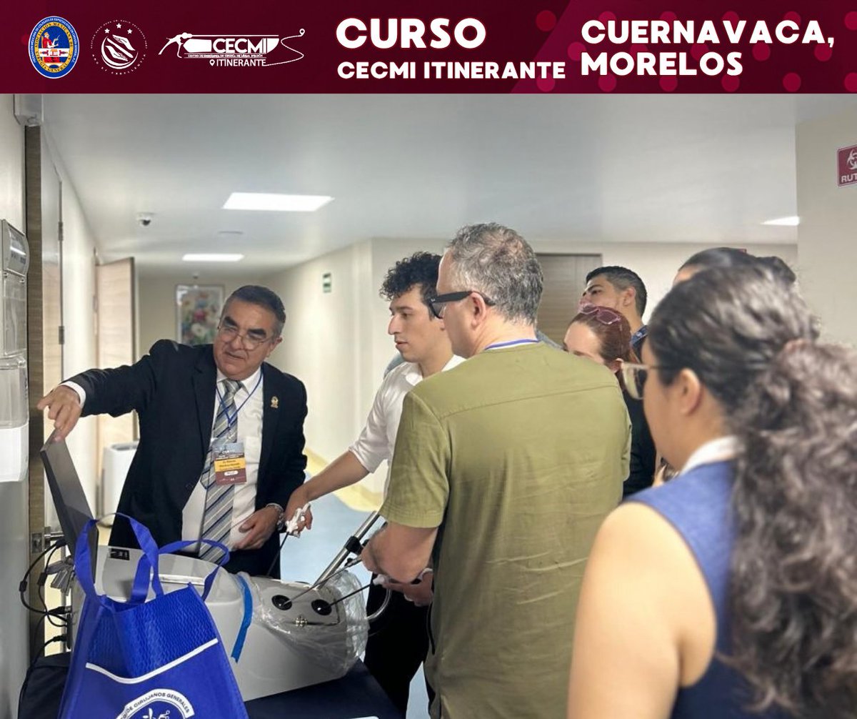 amcgmx's tweet photo. ¡Así se vivió CECMI Itinerante en Cuernavaca, Morelos!

Una jornada de aprendizaje, intercambio de experiencias y actualización en “Colecistectomía segura: Políticas Disrupción Cero A.M.C.G. 2026”.

Gracias a nuestros profesores por compartir su conocimiento y a todos los asistentes por formar parte de esta experiencia. 🙌🏼

¡Nos vemos en los próximos cursos CECMI!