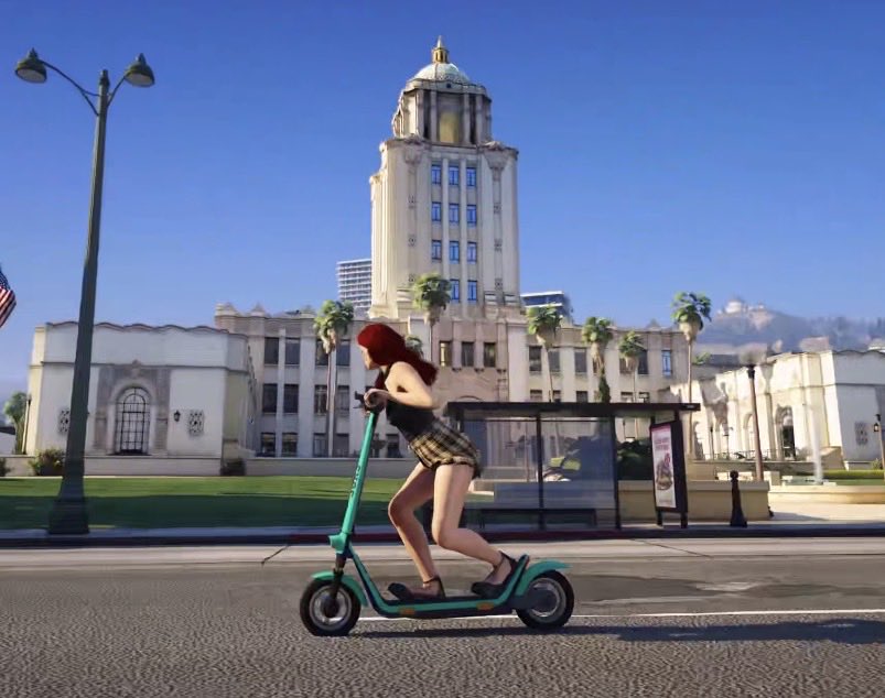 wildalexspotted's tweet photo. Rae: “there’s no way I’m riding into town on a scooter”

Meanwhile April: https://t.co/1lc8tjzHxa