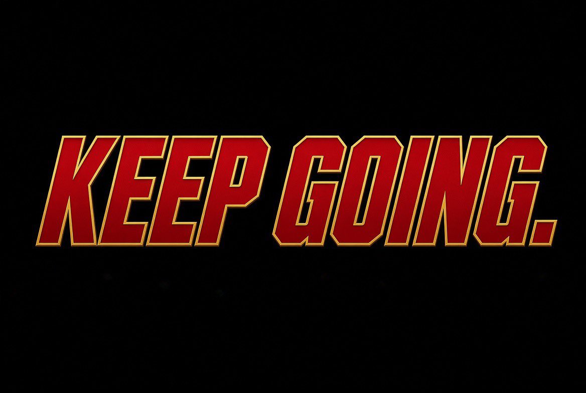 _Official_makey's tweet photo. KEEP GOING !!! https://t.co/x0q6Q9TcAv