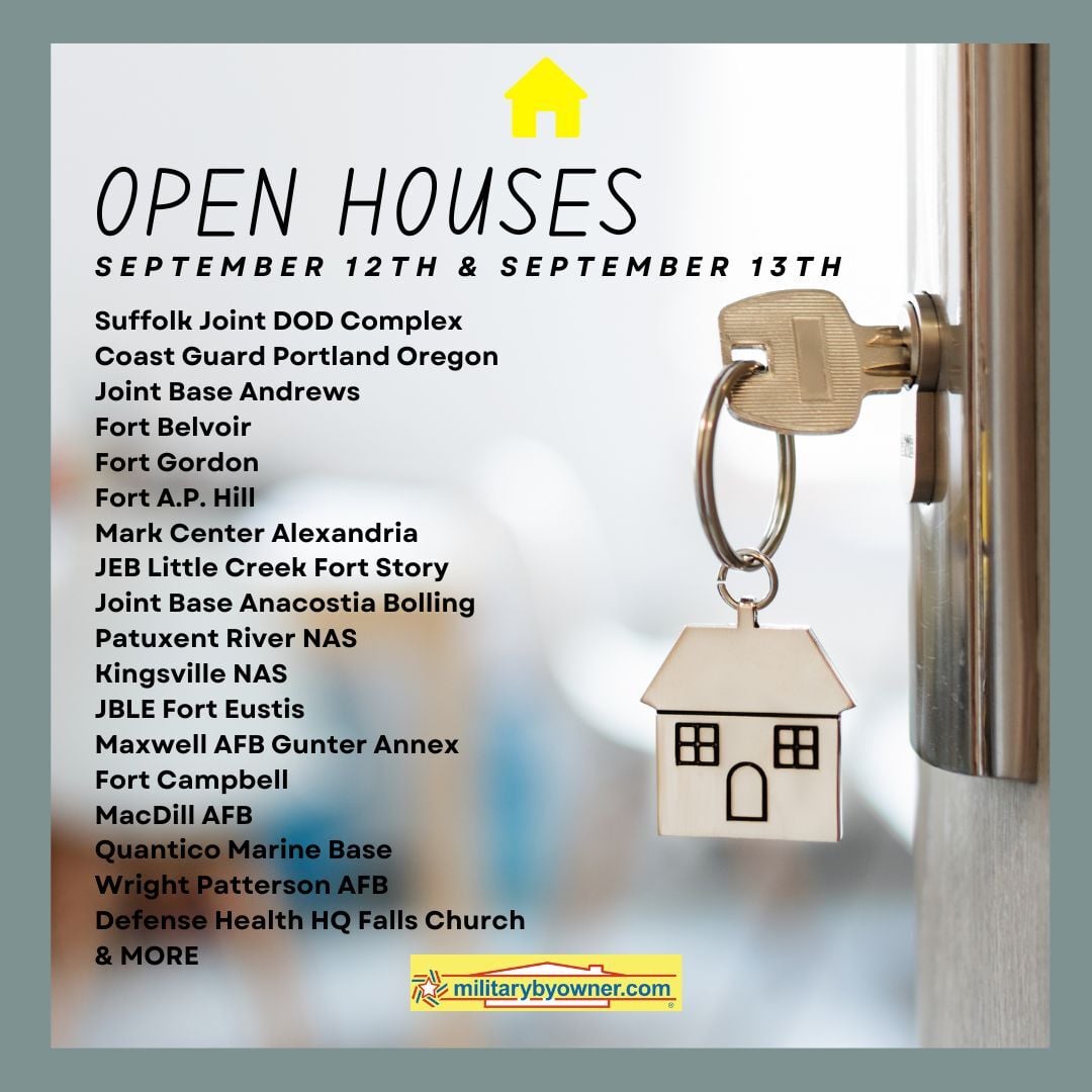 militarybyowner's tweet photo. Discover your next home this weekend - explore these open houses near military bases and find the perfect fit for your family! https://t.co/r112RKO4Mi
#militarymove #homeselling #fsbo #militarylife #PCS #homebuying #openhouses https://t.co/w1uW6MOHJF